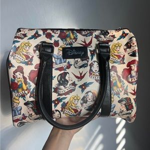 Loungefly Disney Princess Tattoo Satchel Crossbody Purse